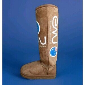 EMU GIANT SHEEPSKIN BOOT AUSTRALIA BOOT CO RARE STORE DISPLAY 33" VTG EXC!